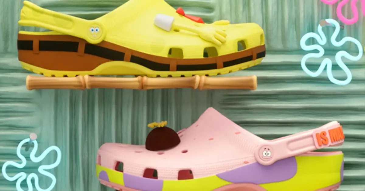 Bob Esponja ganha modelo de Crocs em nova collab com a marca!