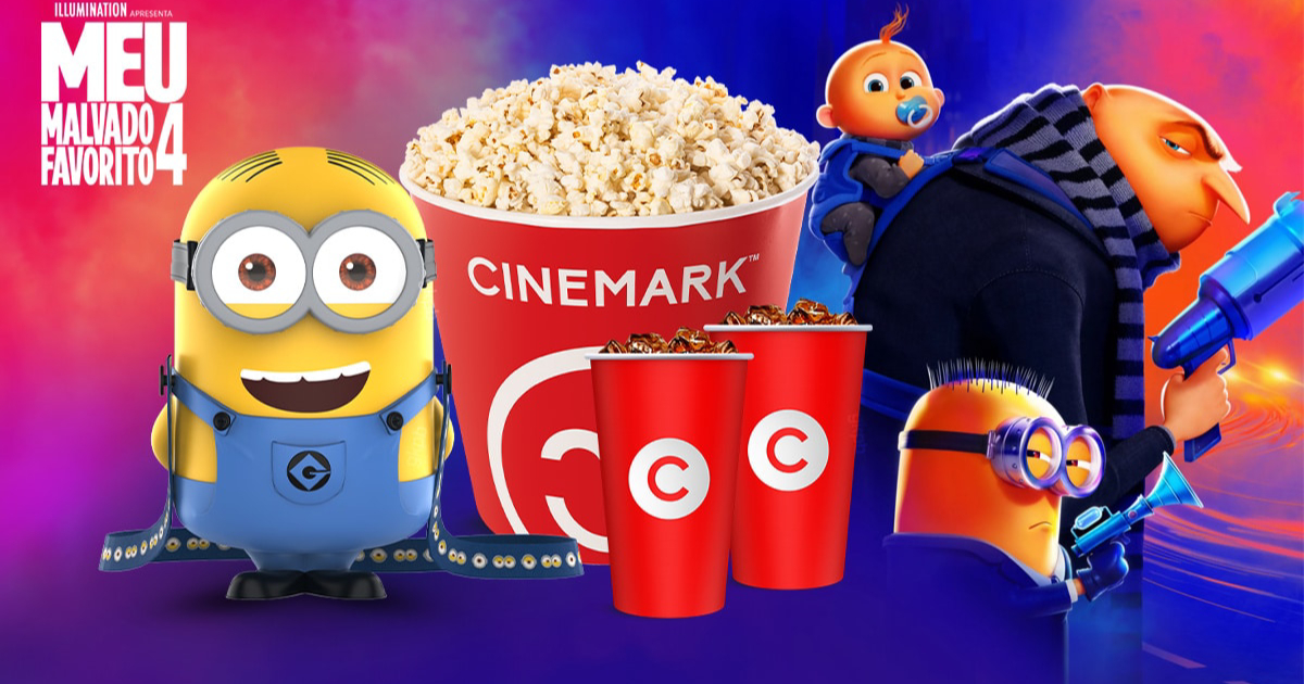 Cinemark lança balde de Meu Malvado Favorito 4. Confira - cabanageek