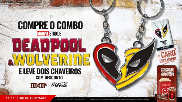 Confira os combos de Deadpool e Wolverine no Cinemark - cabanageek