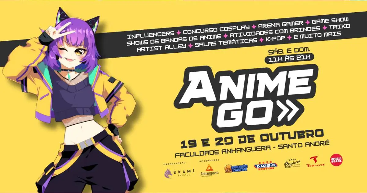 Anime GO anuncia sua primeira edição em São Paulo