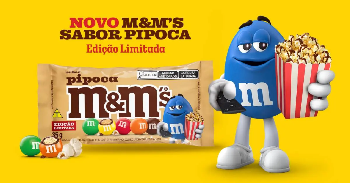 Setembro chega com lançamento de M&M’S® sabor Pipoca