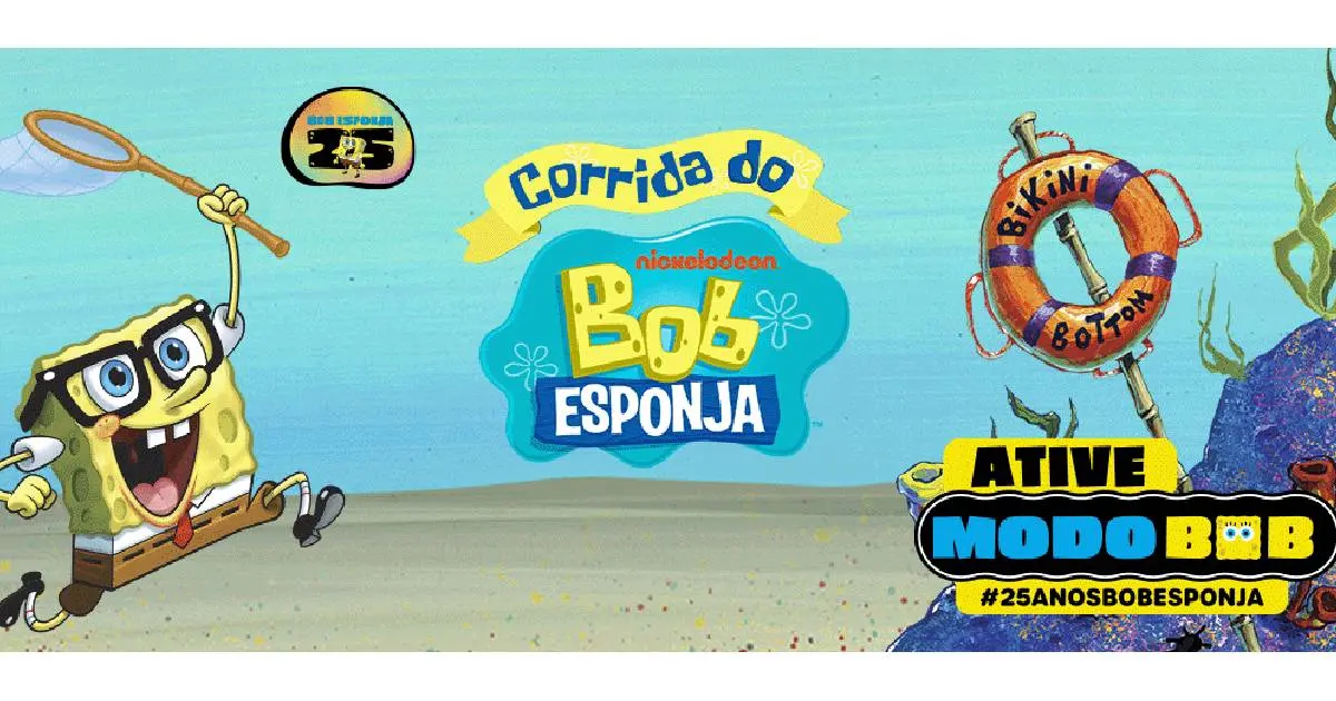 Parque Villa-Lobos recebe a corrida do Bob Esponja