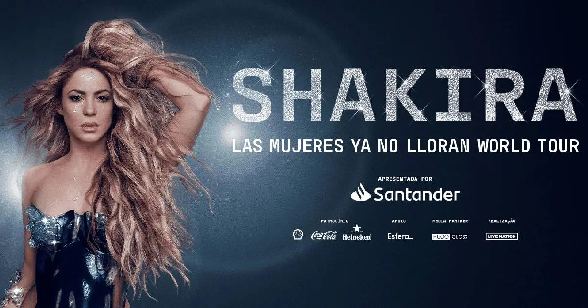 Shakira retorna ao Brasil com a Las Mujeres Ya No Lloran World Tour em 2025