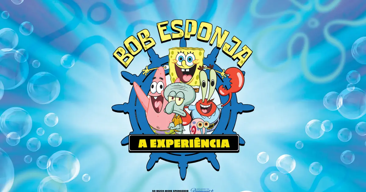 Bob Esponja: A Experiência, exposição do Bob Esponja, chega a São Paulo em dezembro - cabanageek