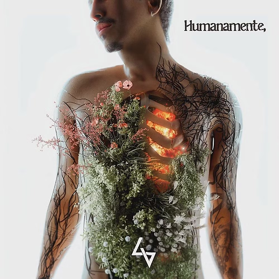 capa do álbum humanamente - cabana geek