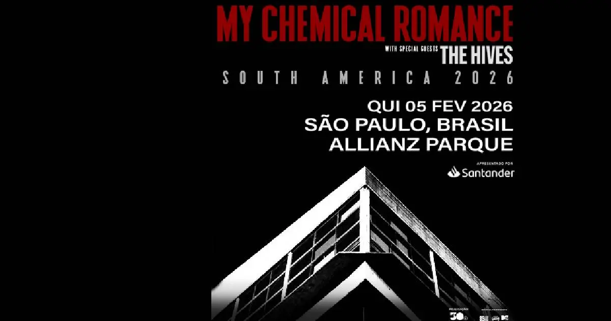 My Chemical Romance retorna ao Brasil após 17 anos