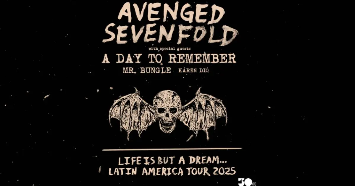 Avenged Sevenfold retorna ao Brasil com a turnê Life Is But A Dream…