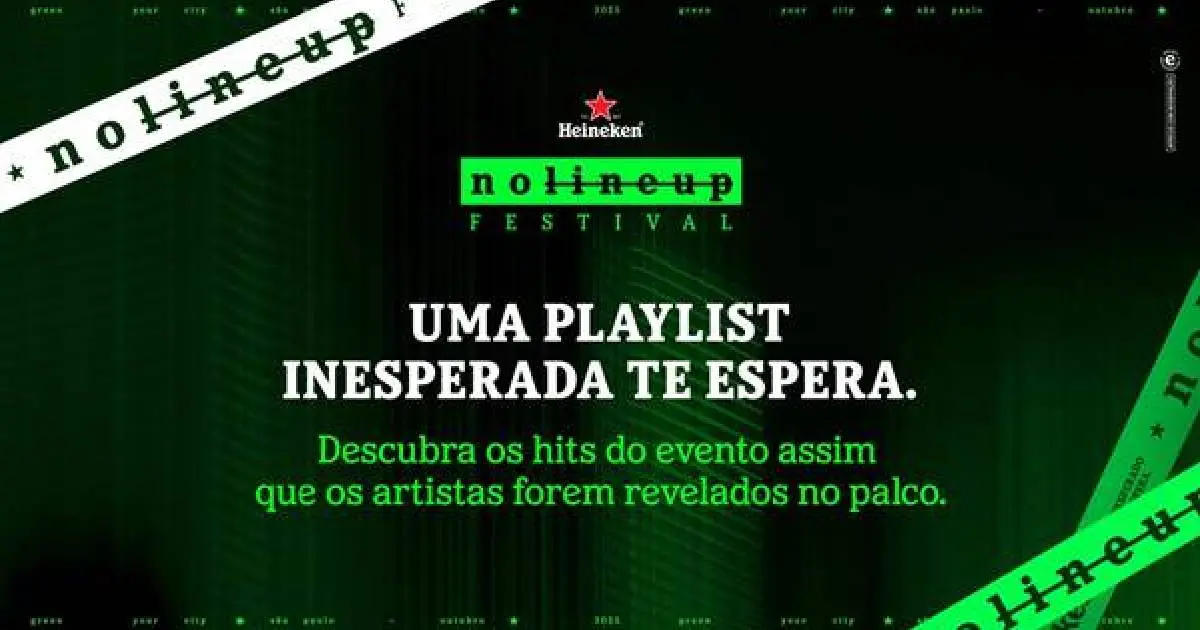 Deezer é a plataforma oficial de música do No Line Up Festival