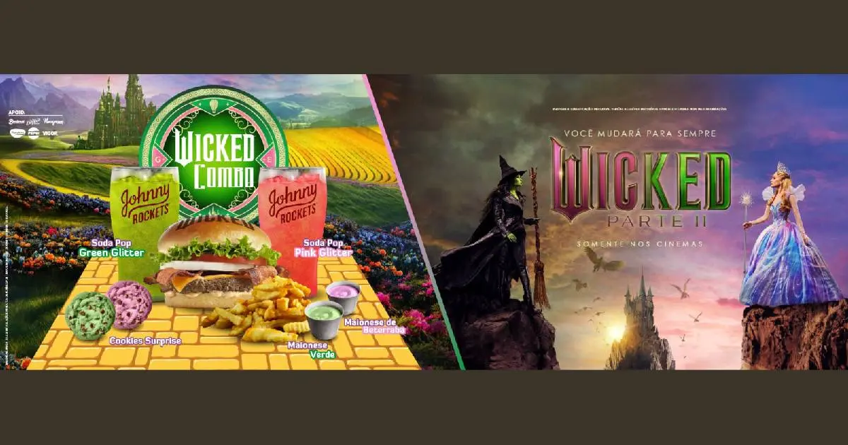 Johnny Rockets promove ação com direito a ingressos de Wicked: Parte II