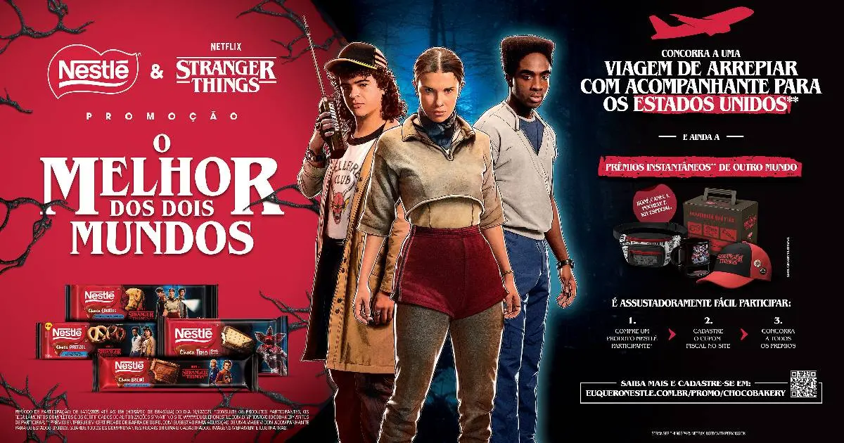 Nestlé lança promoção em parceria com a Netflix