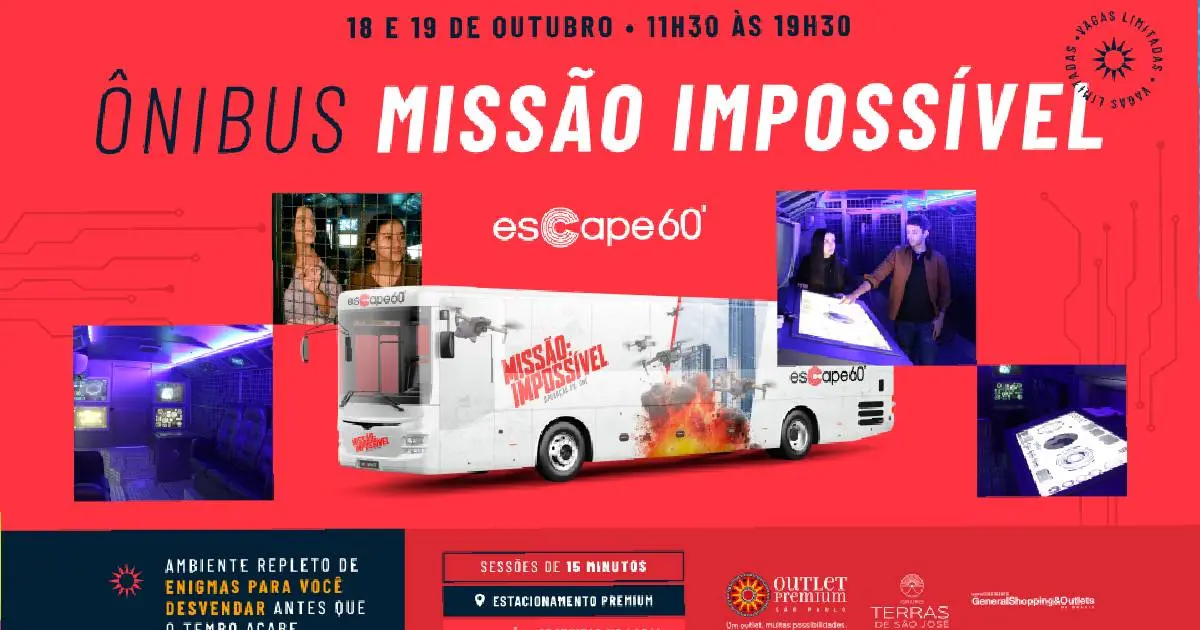 Outlet Premium São Paulo traz ação Missão Impossível: operação Dr. ONE