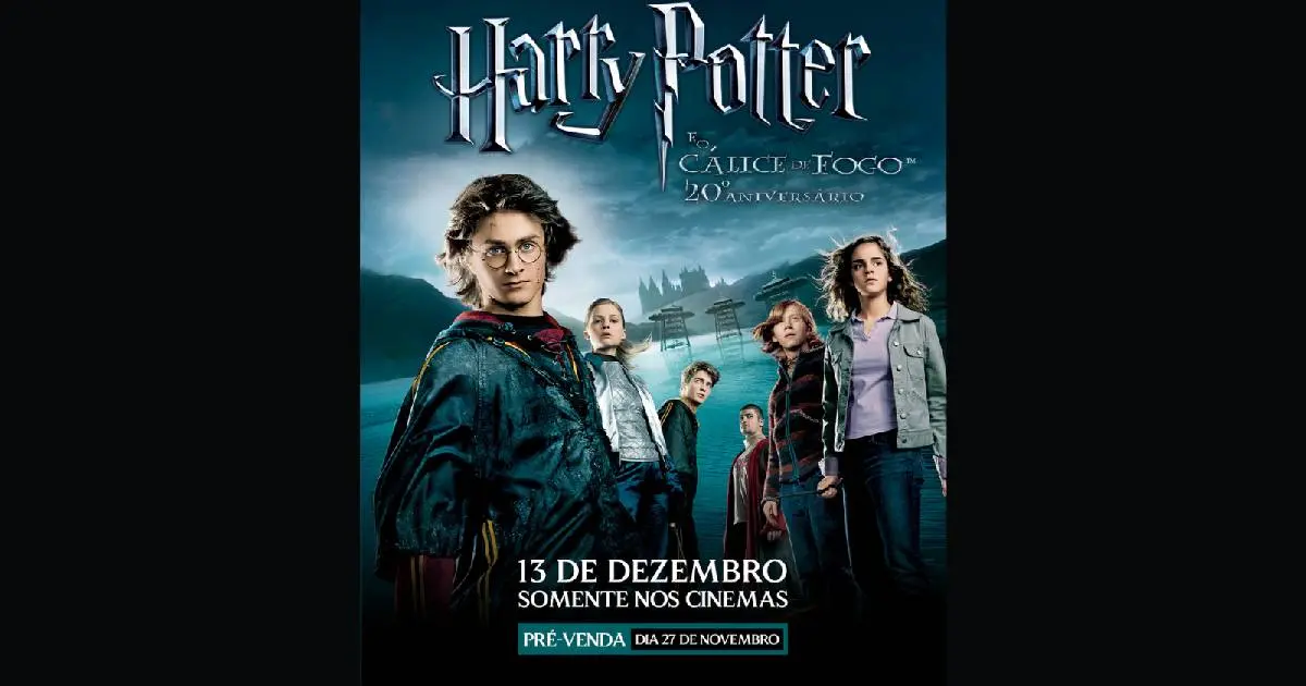Harry Potter e o Cálice Fogo ganha novas sessões nas telonas