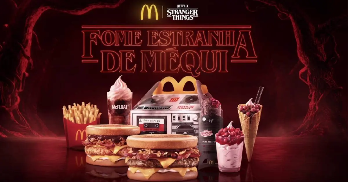 McDonald’s lança collab inédita de Stranger Things