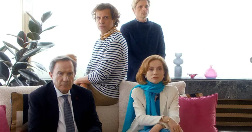 Isabelle Huppert e elenco do filme "A mulher mais rica do mundo" - Cabana Geek