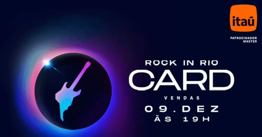 Rock in Rio Card anuncia vendas em 9 de dezembro. - Cabana Geek