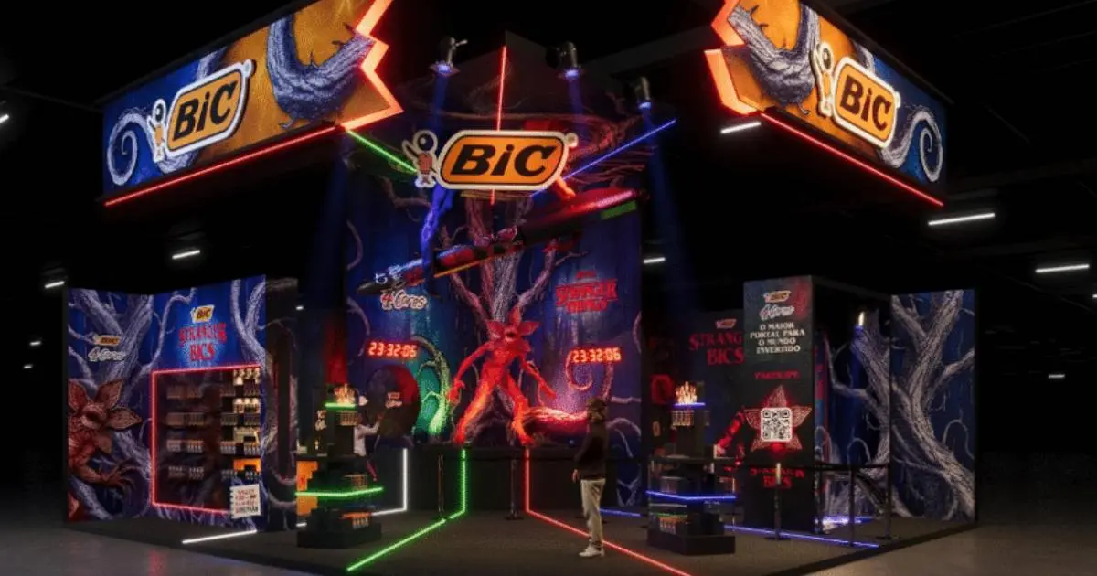BIC leva Stranger Things ao Mundo Invertido na CCXP25