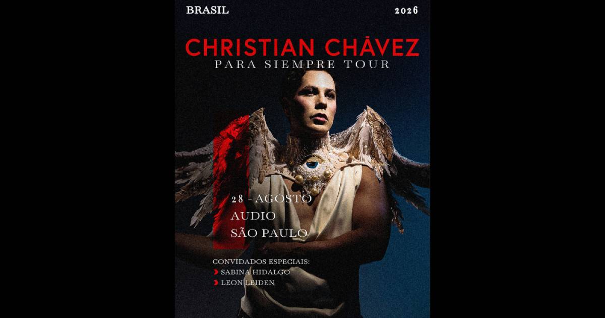 Christian Chávez anuncia show extra em São Paulo