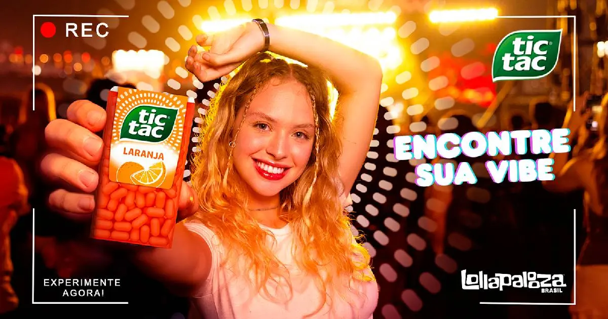 Tic Tac leva experiência imersiva ao LollapaloozaBR