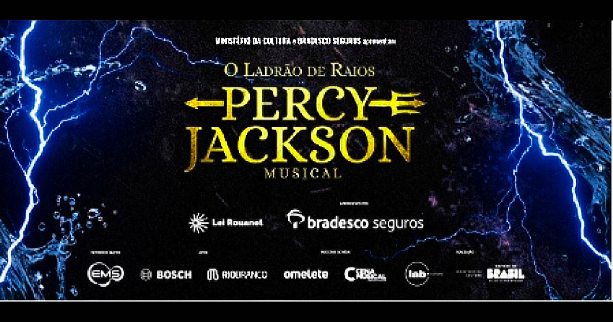 Percy Jackson: O Ladrão de Raios O Musical chega no Brasil