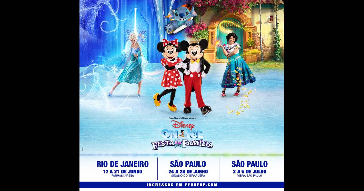 Disney On Ice retorna ao Brasil em 2026