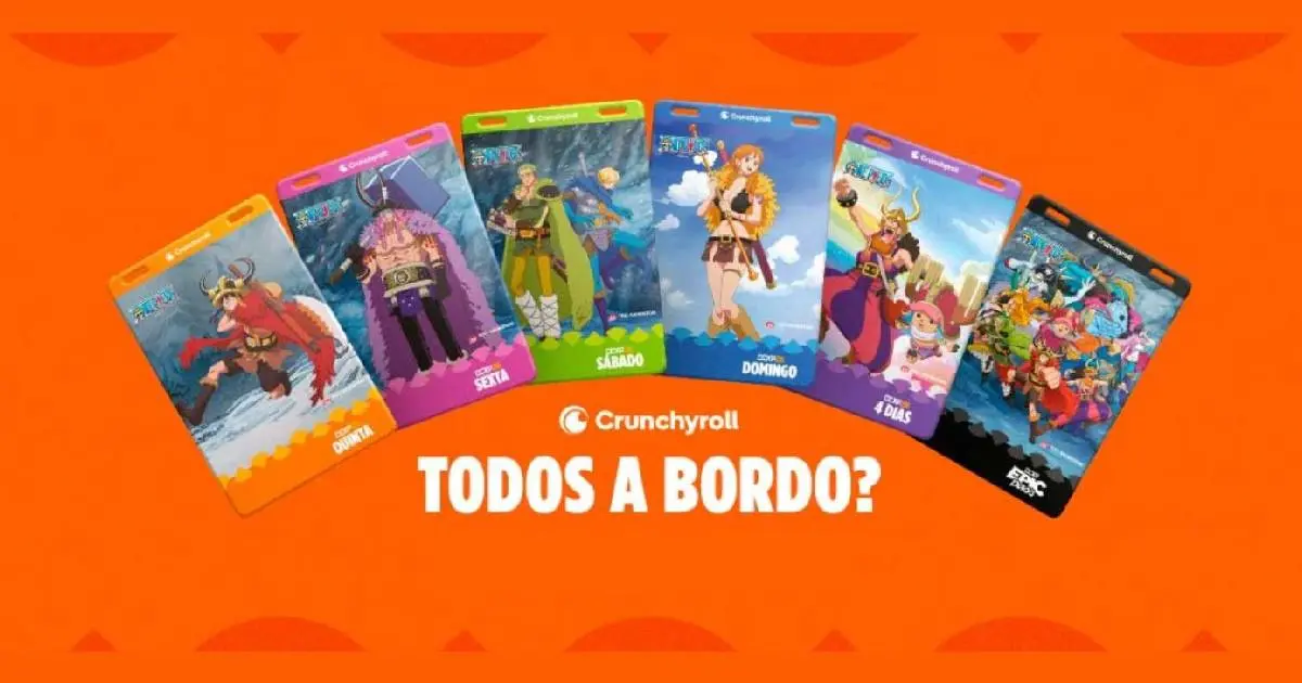 Crunchyroll e CCXP revelam as artes das credenciais desta edição