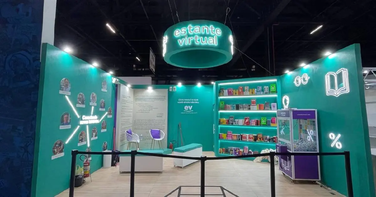 Estante Virtual amplia presença na Bienal do Livro de SP com venda de exemplares no estande