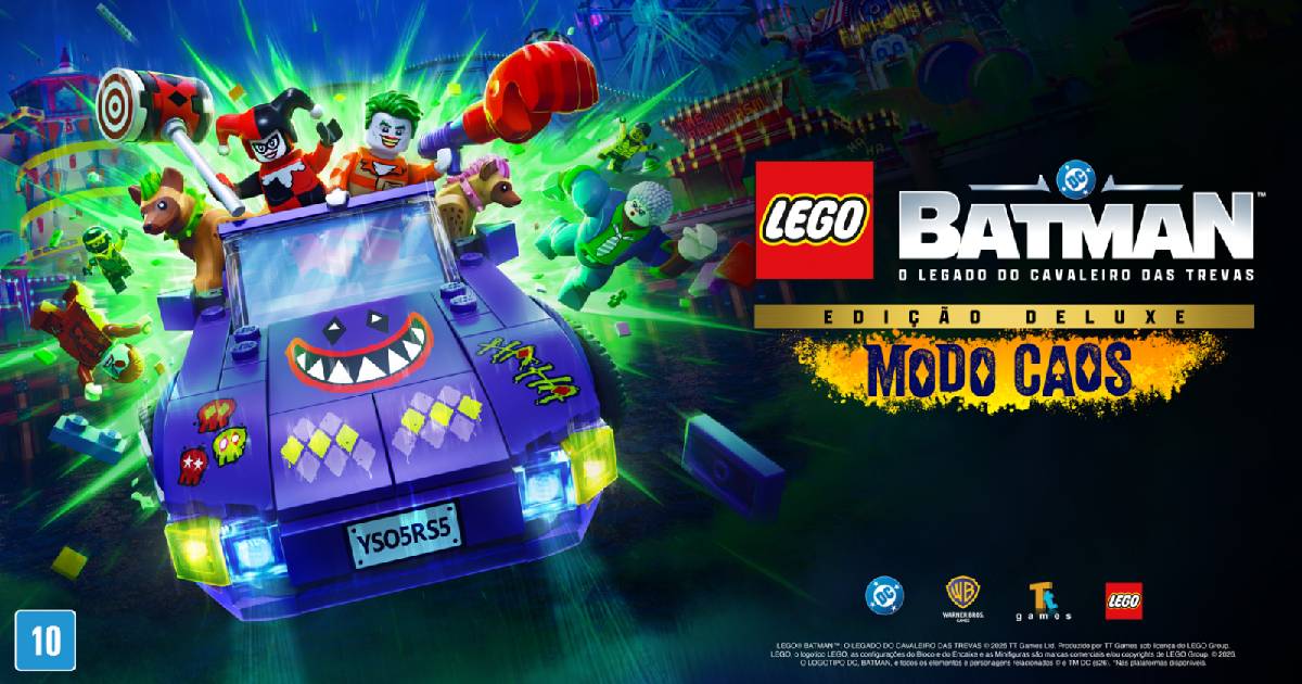 LEGO Batman celebra história dos games e chega ao Switch 2