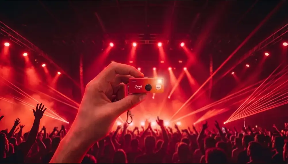 iFood e Itaú terão mini câmera de brinde no Rock in Rio 2026; saiba como conseguir