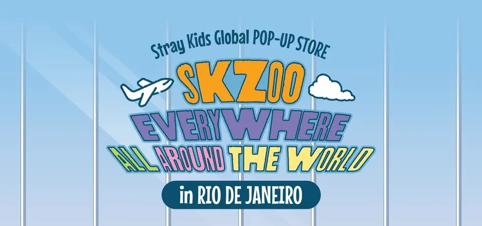 Stray Kids abre pop-up store oficial no Rio de Janeiro com produtos da linha SKZOO