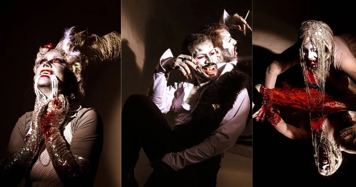 Espetáculo Drácula revisita clássico de Bram Stoker no Espaço Parlapatões